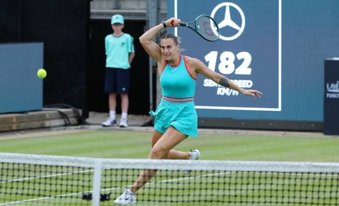 Aryna Sabalenka BLR at Steffi Graf Stadium Sport HYLO Berlin Tennis Open Women on grass 18 06 2025