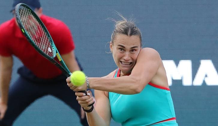 Aryna Sabalenka BLR at Steffi Graf Stadium Sport HYLO Berlin Tennis Open Women on grass 18 06 2025