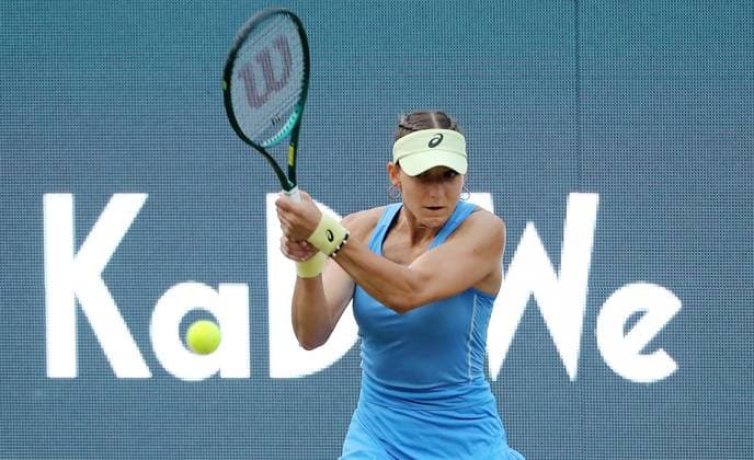 Rebeka Masarova SUI at the Steffi Graf Stadium Sport HYLO Berlin Tennis Open Women on grass 18 06 2025