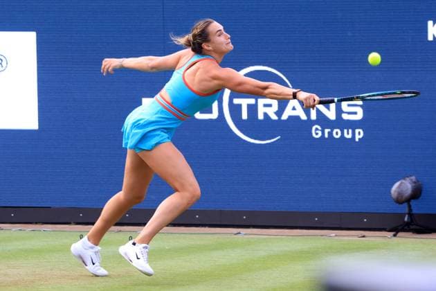 DEU, Berlin Tennis Open, 18 06 2025, Rot Weiss Tennisanlage, Steffi Graf Stadium, Berlin, DEU, Berlin Tennis Open, in the picture Aryna Sabalenka nordphotoxGmbHx xEngler nph00076
