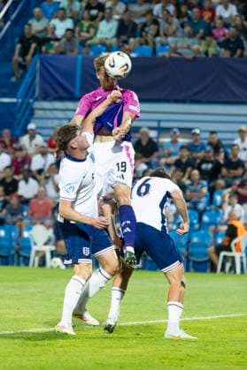 UEFA U21 European Championship Germany England 18 06 2025 Nelson Weiper Germany, 19 scores the goal to make it 2 0 in the UEFA U21 European Championship match Germany England, on 18 06 2025, Stadion pod Zoborom, Nitra, Slovakia Copyright: xBEAUTIFULxSPORTS Meuselx