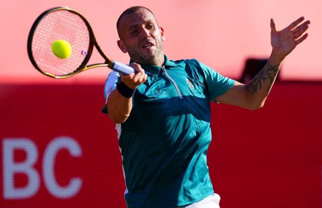 Dan Evans in second round action Queen s Club Championships, Day 10, Queen s Club, West Kensington, London, UK - 18 Jun 2025  Copyright: xJavierxGarcia Shutterstockx 15363350br