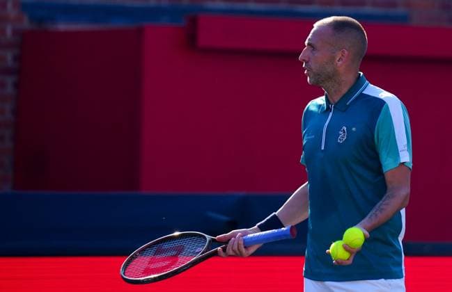 Dan Evans in second round action Queen s Club Championships, Day 10, Queen s Club, West Kensington, London, UK - 18 Jun 2025  Copyright: xJavierxGarcia Shutterstockx 15363350by