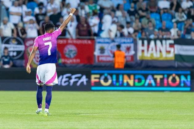 UEFA U21 European Championship Germany England 18 06 2025 Ansgar Knauff Germany, 7 at the UEFA U21 European Championship in the match Germany England, on 18 06 2025, Stadion pod Zoborom, Nitra, Slovakia Copyright: xBEAUTIFULxSPORTS Meuselx
