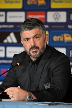 Gennaro Gattuso during the press conference, PK, Pressekonferenz to present Technical Commissioner Gennaro Gattuso at the Hotel Parco dei Principi Rome, Italy - Thursday 19 June 2025. Sports - Football.  Copyright: xFabrizioxCorradetti LaPressex