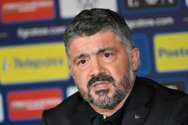 Gennaro Gattuso during the press conference, PK, Pressekonferenz to present Technical Commissioner Gennaro Gattuso at the Hotel Parco dei Principi Rome, Italy - Thursday 19 June 2025. Sports - Football.  Copyright: xFabrizioxCorradetti LaPressex