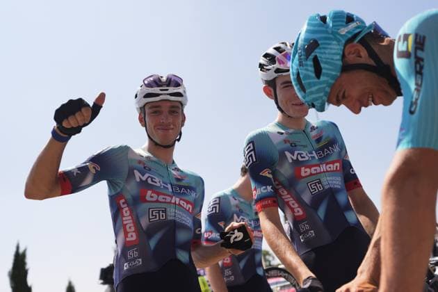 Novak Pavel of Mbh Bank Ballan Cs during the stage 5 of the Giro Next Gen 2025, Fiorenzuola d™Arda (Pc) Gavi (Al) 153 km, Italy - Thursday, June 19, 2025. - cycling.  Copyright: xFabioxFerrari LaPressex