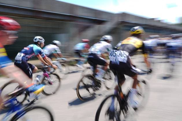 The start of the race of stage 5 of the Giro Next Gen 2025, Fiorenzuola d™Arda (Pc) Gavi (Al) 153 km, Italy - Thursday, June 19, 2025. - cycling.  Copyright: xGianxMattiaxD Alberto LaPressex