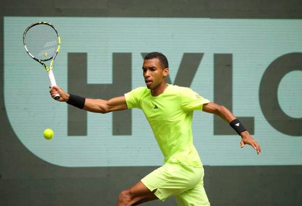 photo Felix AUGER ALIASSIME CAN Tennis Tournament Terra Wortmann Cup at Gerry Weber Sportpark OWL Arena in Halle Westfalen on Thu 19 06 2025