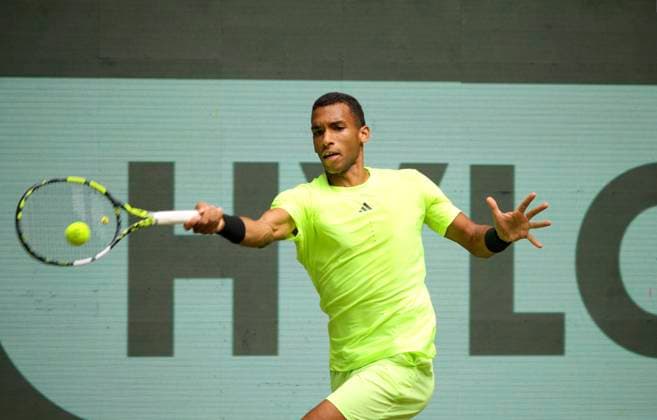 photo Felix AUGER ALIASSIME CAN Tennis Tournament Terra Wortmann Cup at Gerry Weber Sportpark OWL Arena in Halle Westfalen on Thu 19 06 2025