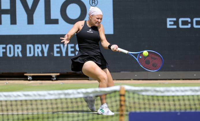 Diana Shnaider RUS at the Steffi Graf Stadium Sport HYLO Berlin Tennis Open Ladies on grass 19 06 2025