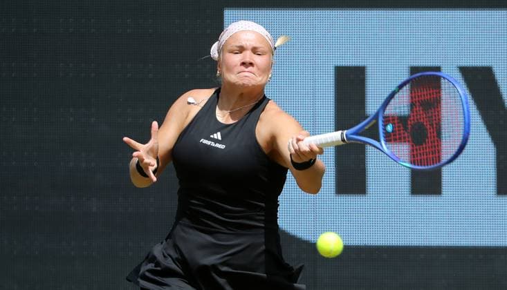 Diana Shnaider RUS at the Steffi Graf Stadium Sport HYLO Berlin Tennis Open Ladies on grass 19 06 2025