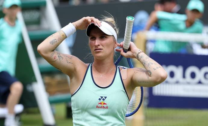 Marketa Vondrousova CZE at the Steffi Graf Stadium Sport HYLO Berlin Tennis Open Women on grass 19 06 2025