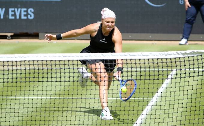 Diana Shnaider RUS at the Steffi Graf Stadium Sport HYLO Berlin Tennis Open Women on grass 19 06 2025