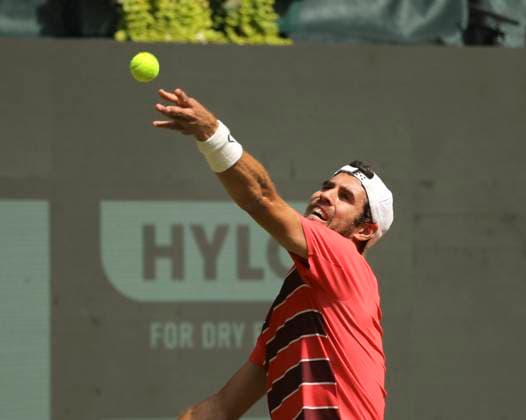 photo Karen KHACHANOV Tennis Tournament Terra Wortmann Cup at Gerry Weber Sportpark OWL Arena in Halle Westfalen on Thu 19 06 2025