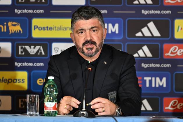 Genaro Gattuso during the press conference, PK, Pressekonferenz to present the new Italy coach at Hotel Parco dei Principi on June 19, 2025 in Rome, Italy.  Copyright: xDomenicoxCippitelli IPAxSportx xipa-agency.netx xx IPA_59243914 IPA_Agency_IPA59243914