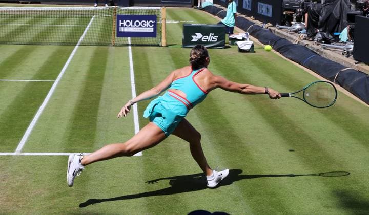Aryna Sabalenka BLR at the Steffi Graf Stadium Sport HYLO Berlin Tennis Open Women on grass 19 06 2025