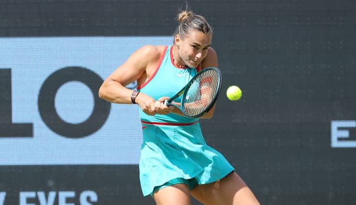Aryna Sabalenka BLR at the Steffi Graf Stadium Sport HYLO Berlin Tennis Open Women on grass 19 06 2025