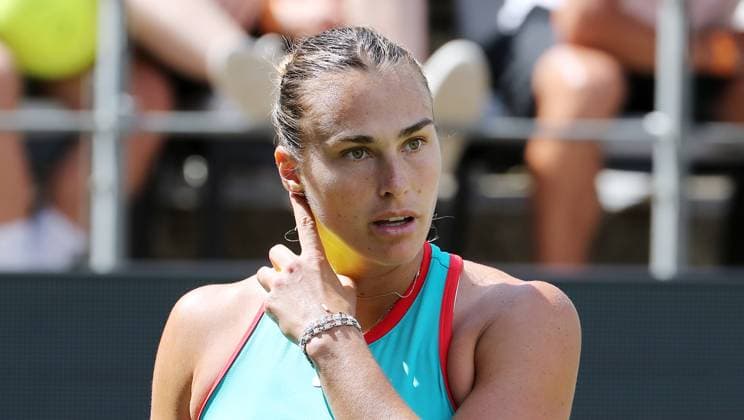 Aryna Sabalenka BLR at the Steffi Graf Stadium Sport HYLO Berlin Tennis Open Women on grass 19 06 2025