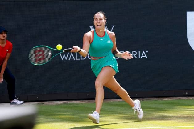 DEU, Berlin Tennis Open, 19 06 2025, Rot Weiss Tennisanlage, Steffi Graf Stadium, Berlin, DEU, Berlin Tennis Open, in the picture Aryna Sabalenka nordphotoxGmbHx xEngler nph00076
