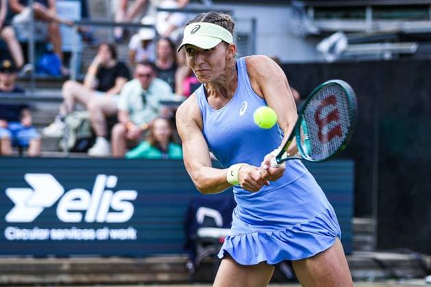 Rebeka Masarova SUI, Berlin Tennis Open by HYLO 2025, Berlin, LTTC Rot Weiß , 19 06 2025, Copyright: xClaudioxGärtnerx