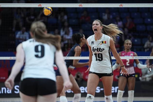 Volleyball, Women, Nations League, Belgium- Dominican Republic
