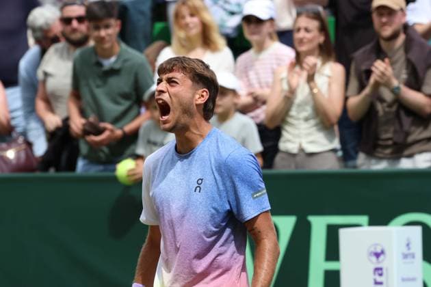 Tennis TERRA WORTMANN OPEN, Flavio Cobolli (ITA), Halle, Germany, June 19, 2025. Photo Felice Calabro  Copyright: xFelicexCalabro x xipa-agency.netx xFELICExCALABRO x 0822579497st