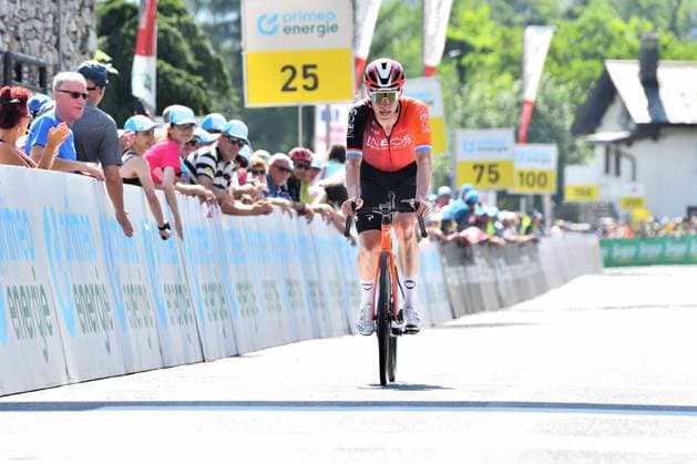 Sport Bilder des Tages Bob Jungels (LUX) during Tour de Suisse - Stage 4 - Heiden Piuro, Street Cycling race in Piuro, Switzerland, June 18 2025  Copyright: xDavidexVaninetti IPAxSportx xipa-agency.netx xx IPA_59247471 IPA_Agency_IPA59247471
