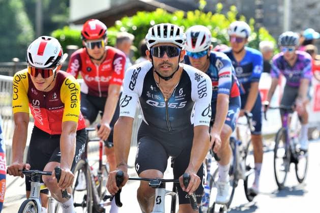 David Gonzalez (ESP) during Tour de Suisse - Stage 4 - Heiden Piuro, Street Cycling race in Piuro, Switzerland, June 18 2025  Copyright: xDavidexVaninetti IPAxSportx xipa-agency.netx xx IPA_59247592 IPA_Agency_IPA59247592