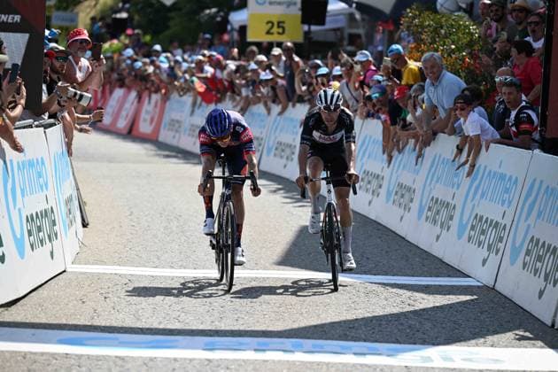 19-06-2025 Tour De Suisse; Tappa 05 La Punt - Santa Maria In Calanca; 2025, Picnic - Postnl; 2025, Uae Team Emirates - Xrg; Onley, Edgar Oscar; Almeida, Joao; Santa Maria In Calanca; 