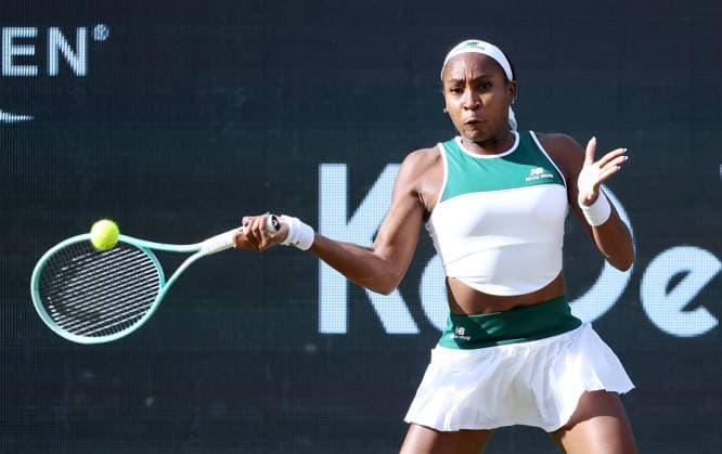 Coco Gauff USA at Steffi Graf Stadium Sport HYLO Berlin Tennis Open Women on grass 19 06 2025