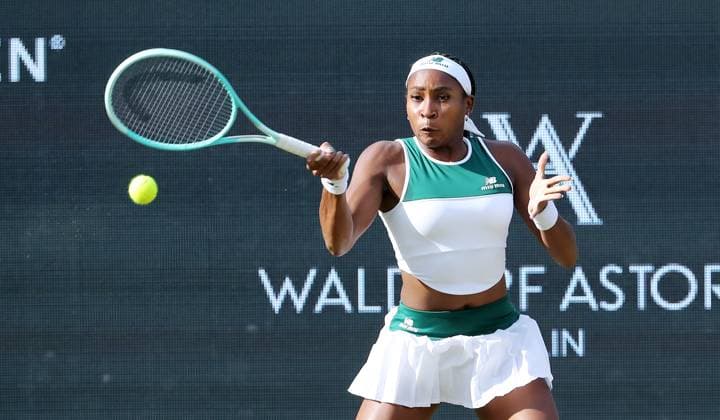 Coco Gauff USA at Steffi Graf Stadium Sport HYLO Berlin Tennis Open Women on grass 19 06 2025
