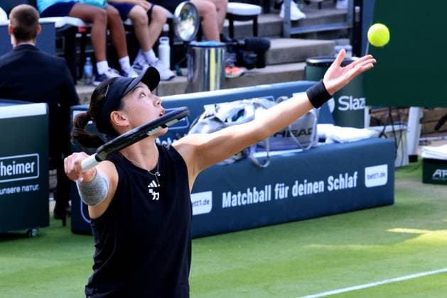 DEU, Berlin Tennis Open, 19 06 2025, Rot Weiss Tennisanlage, Steffi Graf Stadium, Berlin, DEU, Berlin Tennis Open, in the picture Xinyu Wang CHN nordphotoxGmbHx xEngler nph00076