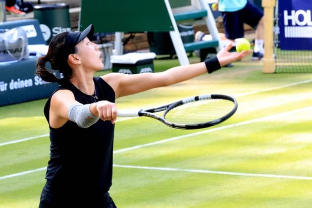 DEU, Berlin Tennis Open, 19 06 2025, Rot Weiss Tennisanlage, Steffi Graf Stadium, Berlin, DEU, Berlin Tennis Open, in the picture Xinyu Wang CHN nordphotoxGmbHx xEngler nph00076