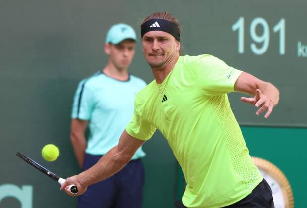 Tennis COURT WORTMANN OPEN, Alexander Zverev (GER), Halle, Germany, June 19, 2025. Photo Felice Calabro  Copyright: xFelicexCalabro x xipa-agency.netx xFELICExCALABRO x 0822592144st