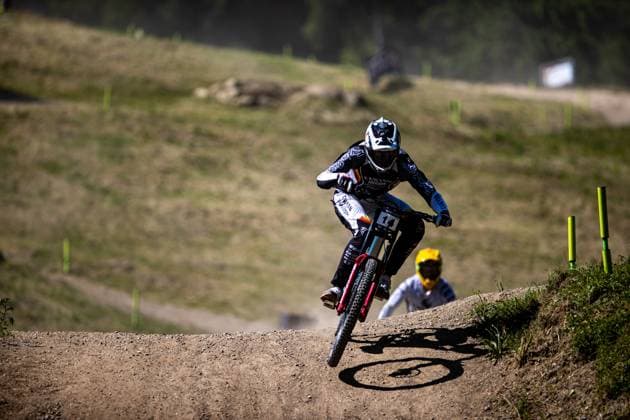 Whoop Mountainbike Downhill Worldcup Val di Sole KIEFER Henri CANYON CLLCTV FACTORY TEAMat Whoop Mountainbike Downhill Worldcup Val di Sole, 19 06 2025,in , photo Sebastian Sternemann