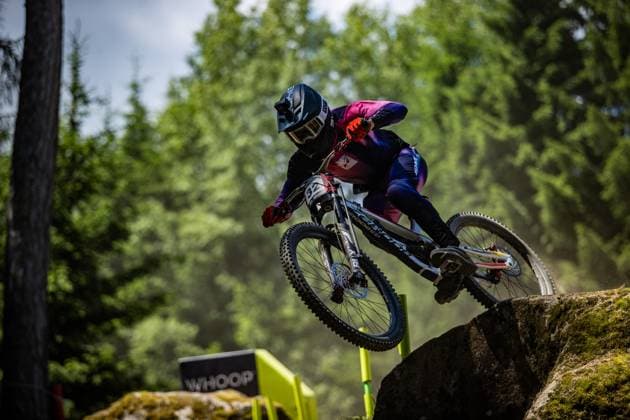 Whoop Mountainbike Downhill Worldcup Val di Sole PENE Tuhoto Ariki MS RACINGat Whoop Mountainbike Downhill Worldcup Val di Sole, 19 06 2025,in , photo Sebastian Sternemann