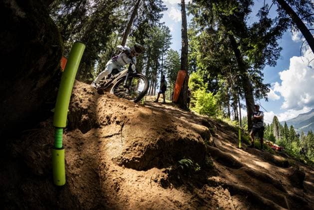 Whoop Mountainbike Downhill Worldcup Val di Sole KLAUSMANN Levin at Whoop Mountainbike Downhill Worldcup Val di Sole, 19 06 2025,in , photo Sebastian Sternemann