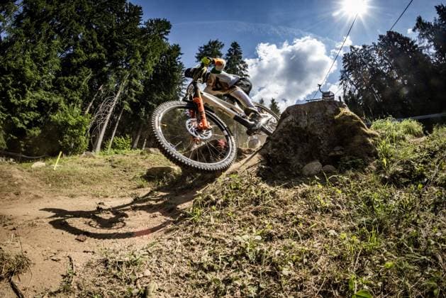 Whoop Mountainbike Downhill Worldcup Val di Sole O CALLAGHAN Oisin YT MOBat Whoop Mountainbike Downhill Worldcup Val di Sole, 19 06 2025,in , photo Sebastian Sternemann