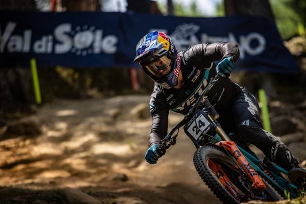 Whoop Mountainbike Downhill Worldcup Val di Sole RUDE JR Richard YETI FOX FACTORY RACE TEAMat Whoop Mountainbike Downhill Worldcup Val di Sole, 19 06 2025,in , photo Sebastian Sternemann
