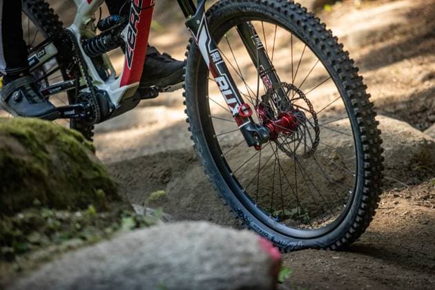 Whoop Mountainbike Downhill Worldcup Val di Sole Working Tireat Whoop Mountainbike Downhill Worldcup Val di Sole, 19 06 2025,in , photo Sebastian Sternemann