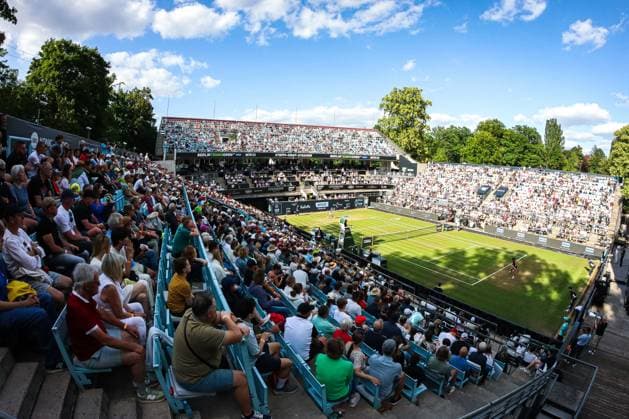 full Steffi Graf Stadium at the match of Coco Gauff USA vs Xinyu WANG CHN, Berlin Tennis Open by HYLO 2025, Berlin, LTTC Rot Weiß , 19 06 2025, Copyright: xClaudioxGärtnerx