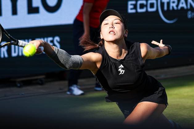 Xinyu WANG CHN, Berlin Tennis Open by HYLO 2025, Berlin, LTTC Rot Weiß , 19 06 2025, Copyright: xClaudioxGärtnerx