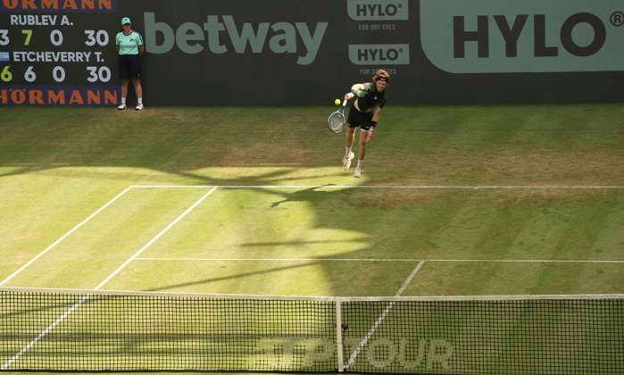 photo Andrey RUBLEV RUS Tennis Tournament Terra Wortmann Cup at Gerry Weber Sportpark OWL Arena in Halle Westfalen on Thu 19 06 2025