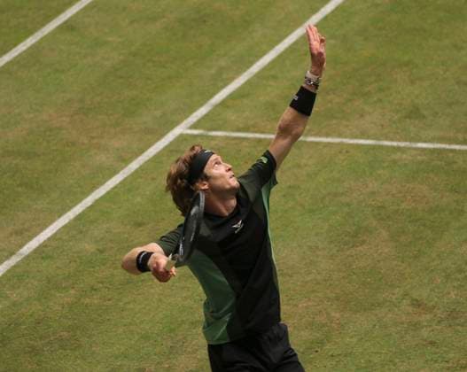 photo Andrey RUBLEV RUS Tennis Tournament Terra Wortmann Cup at Gerry Weber Sportpark OWL Arena in Halle Westfalen on Thu 19 06 2025