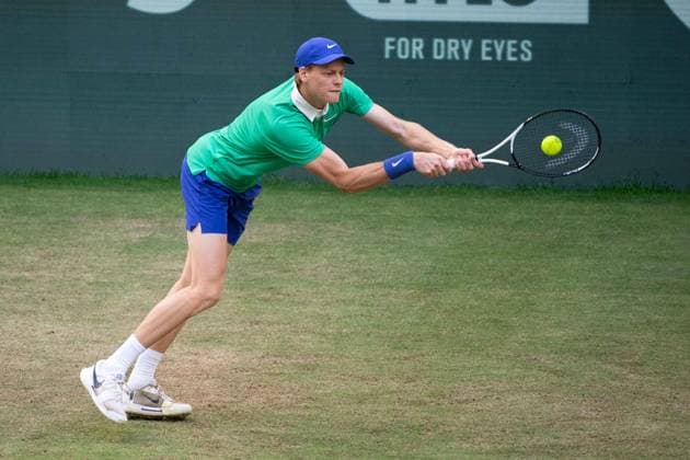 Jannik SINNER ITA Action Tennis Terra Wortmann Open 2025 on 18 06 2025 in the OWL Arena Halle Westfalen, Germany Â