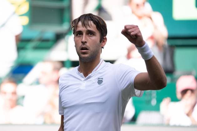 Tomas Martin ETCHEVERRY ARG winner, winner, cheers, cheer, joy, cheers, Tennis Terra Wortmann Open 2025 on 18 06 2025 in the OWL Arena Halle Westfalen, Germany Â