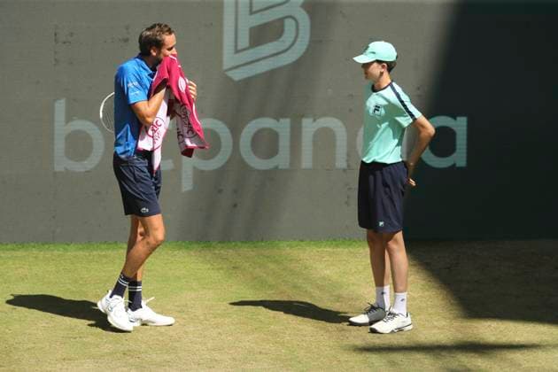 photo Daniil MEDVEDEV RUS Tennis Tournament Terra Wortmann Cup at Gerry Weber Sportpark OWL Arena in Halle Westfalen on Fri 20 06 2025