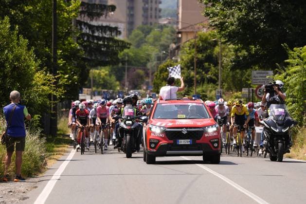 During the stage 6 of the Giro Next Gen 2025, Ovada (Al) Acqui Terme (Al), 155 km, Italy - Friday, June 20, 2025. - cycling.  Copyright: xFabioxFerrari LaPressex