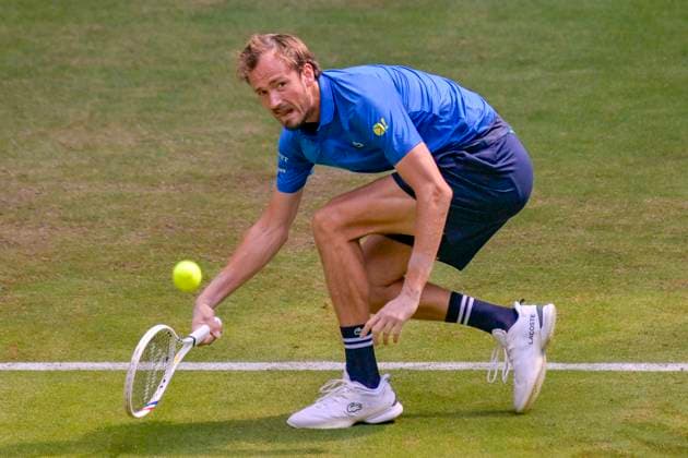 Daniil Medvedev 20 06 2025 Tennis TERRA WORTMANN OPEN ATP 500, OWL ARENA, TERRA WORTMANN OPEN, Copyright: xpepphotox xPeterxEppingerx pep00321, pep_20250620_hm_66570